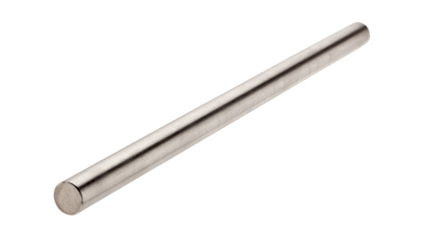 RS PRO Silver Stainless Steel Rod, 200mm Length, Dia. 10mm