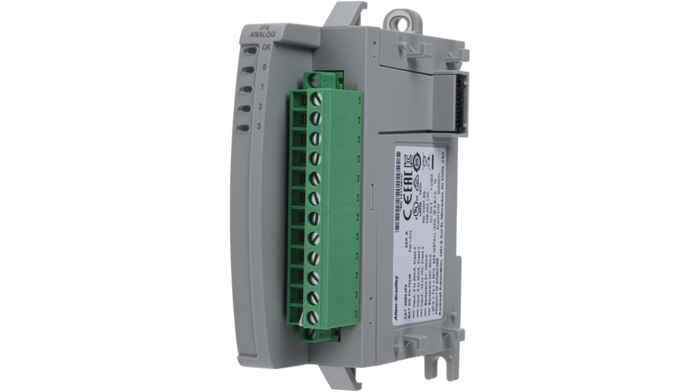 Módulo E/S para PLC Allen Bradley Micro850, 4 entradas tipo Tensión