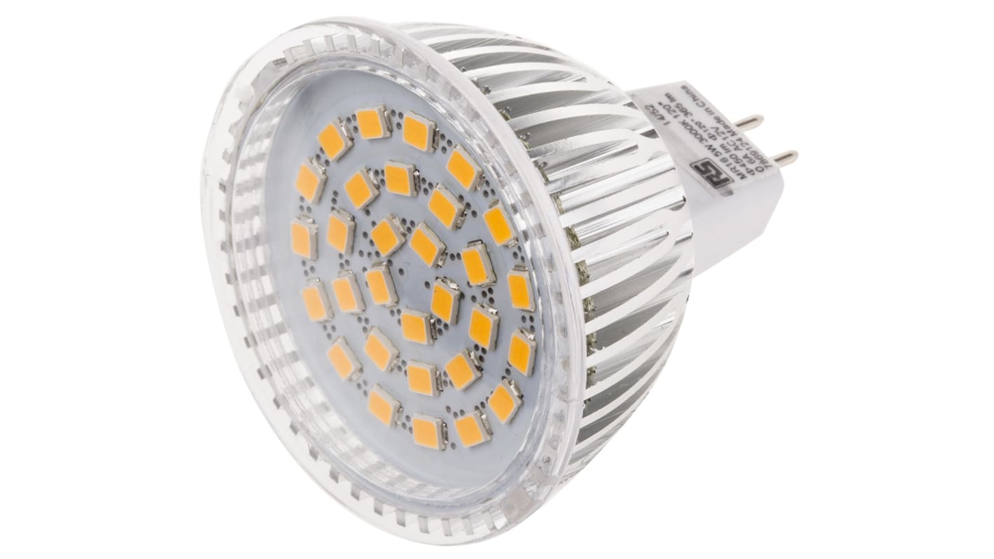 RS PRO GU5.3 LED Reflector Bulb 5 W(40W) 3000K, Warm White