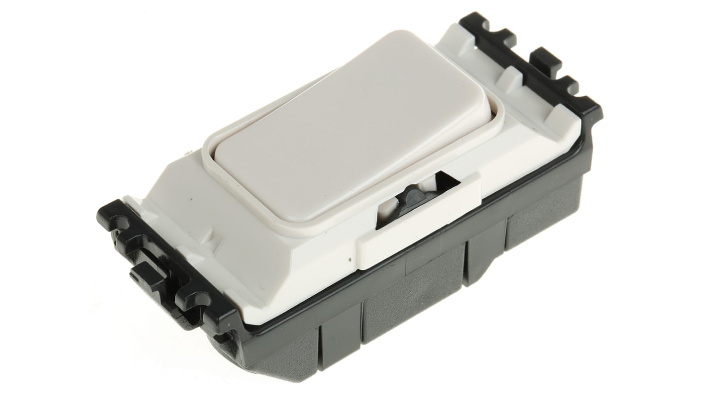 MK Electric 1 Way White Rocker Switch Grid Module 10A, Arteor Series
