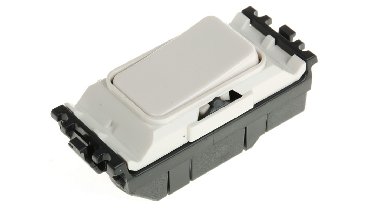 MK Electric 1 Way White Switch Insert Module 10A, Arteor Series