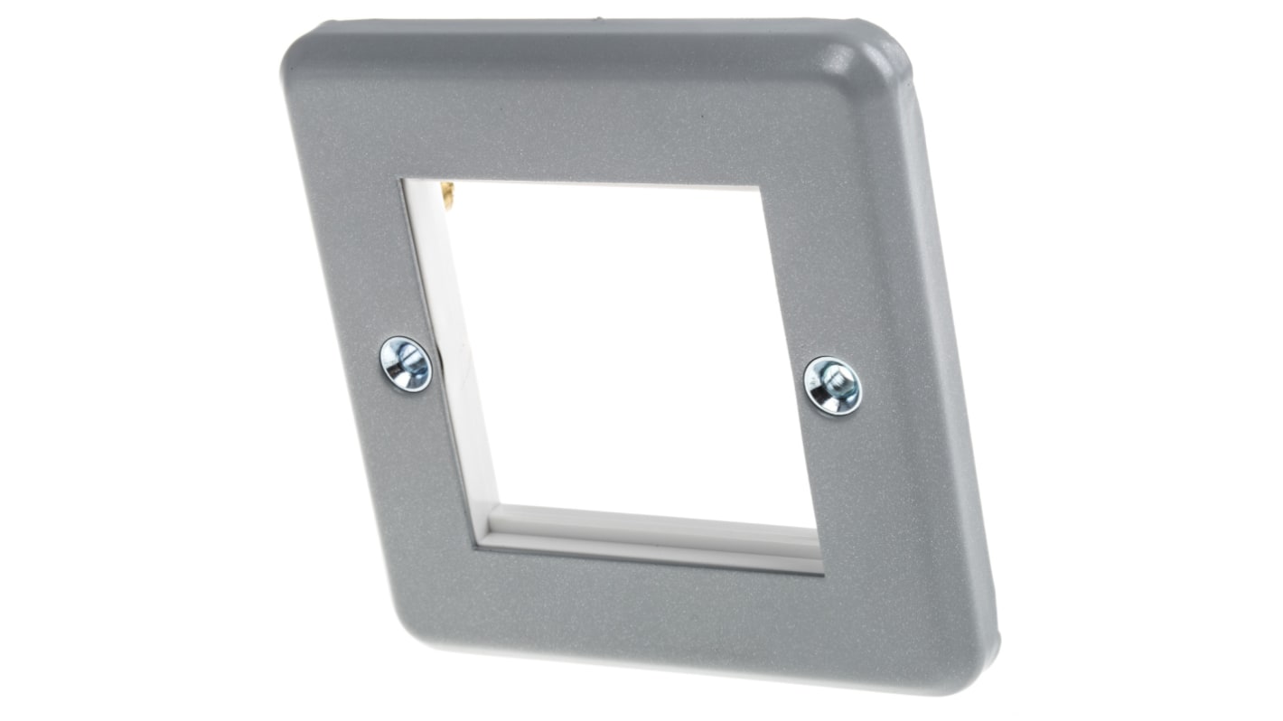 MK Electric Grey 1 Gang Light Switch Cover