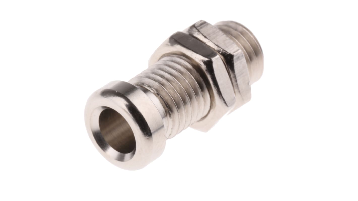 Hirschmann 4 mm香蕉插座, 30 V ac, 60V 直流, 16A, 焊接式, 16mm长, 镀镍