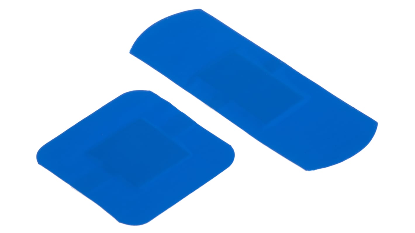 RS PRO Blue First Aid Bandages Plaster, 20 Per Package