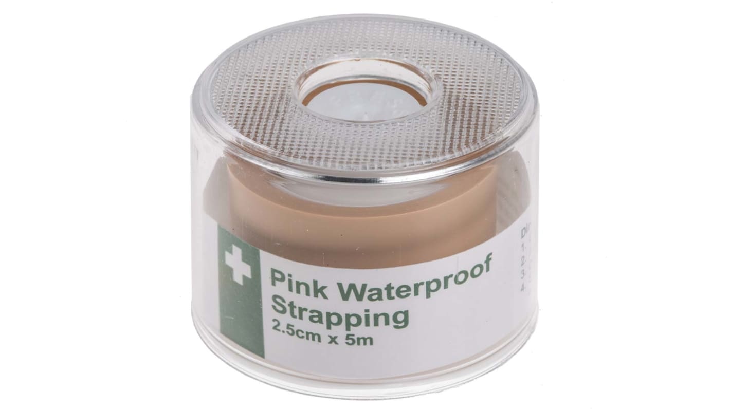 RS PRO Pink First Aid Tape 5m