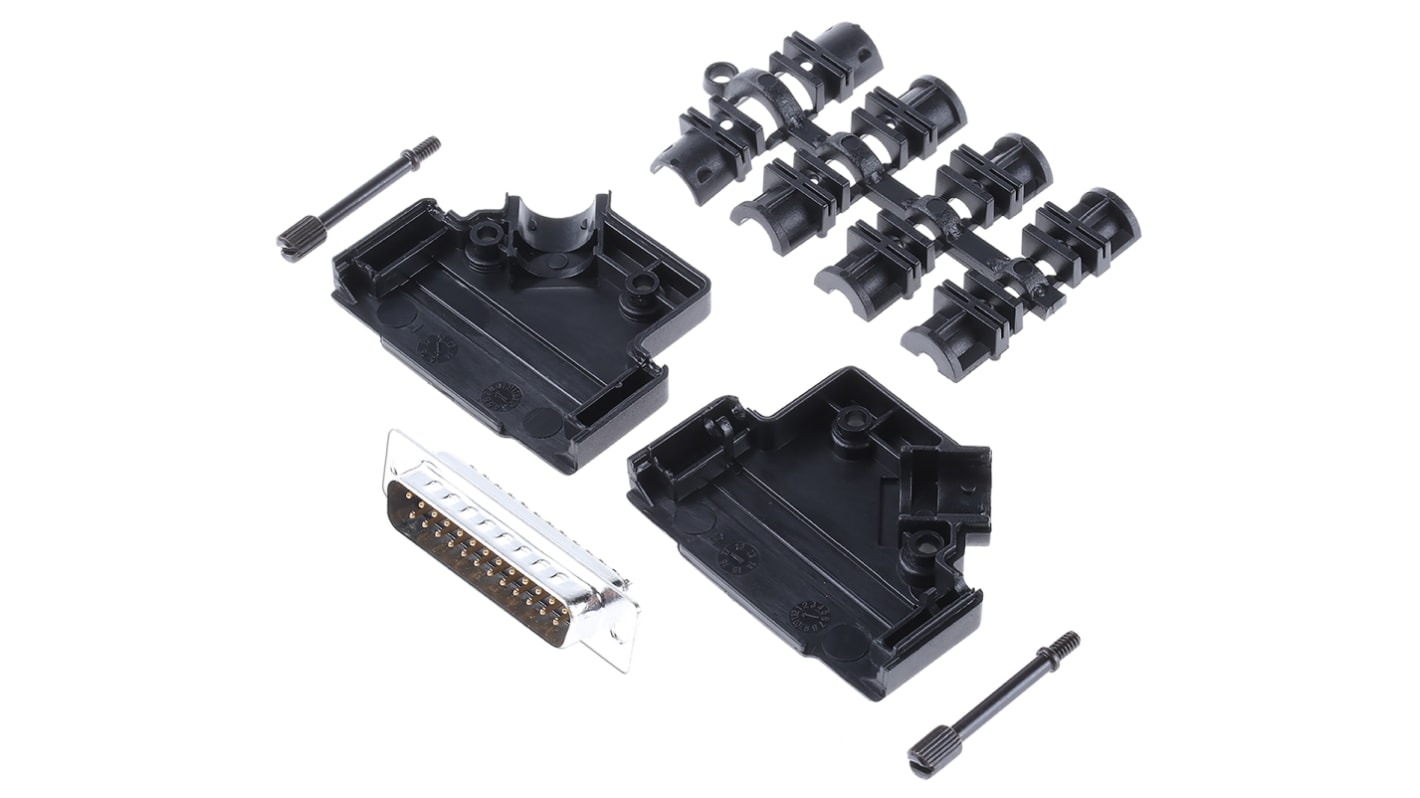 Conector D-sub MH Connectors, Serie MHD45PPK, 45 °, Terminación Soldador