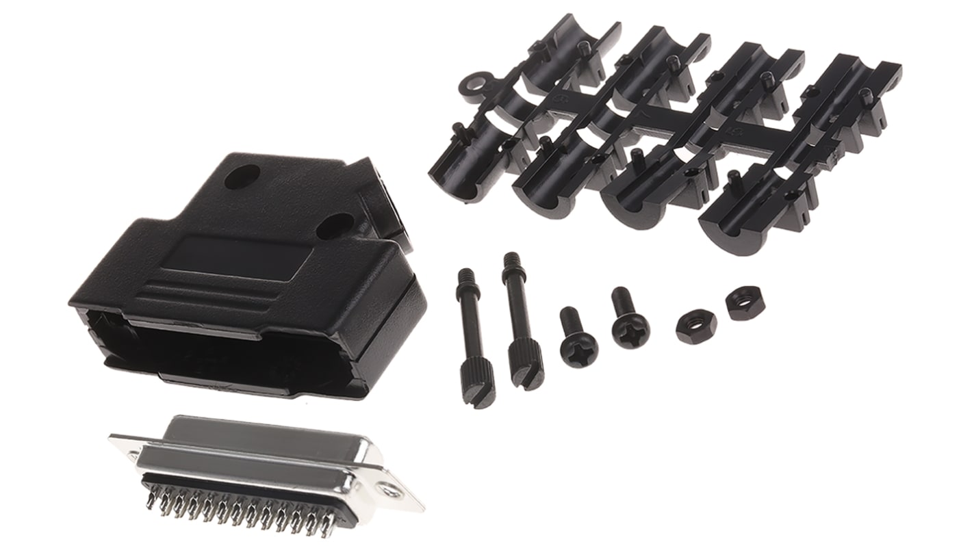 Conector D-sub MH Connectors, Serie MHD45PPK, 45 °, Terminación Soldador