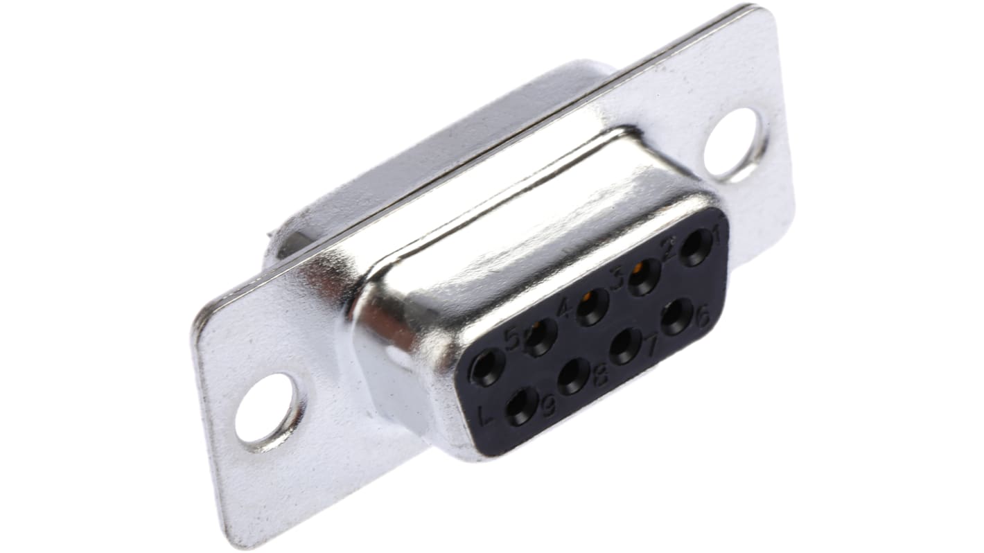 Connettore D-Sub MH Connectors standard, E, Femmina, 9 vie, terminazione a saldare