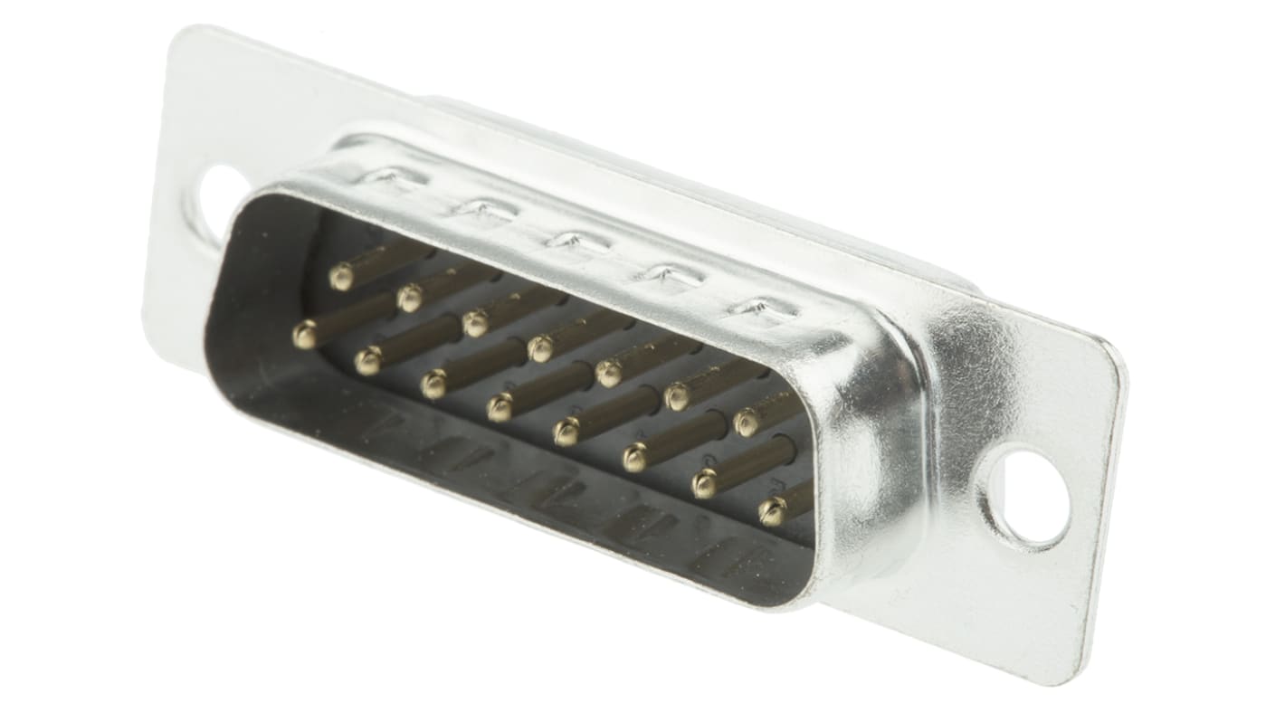 Connettore D-Sub MH Connectors standard, A, Maschio, 15 vie, terminazione a saldare