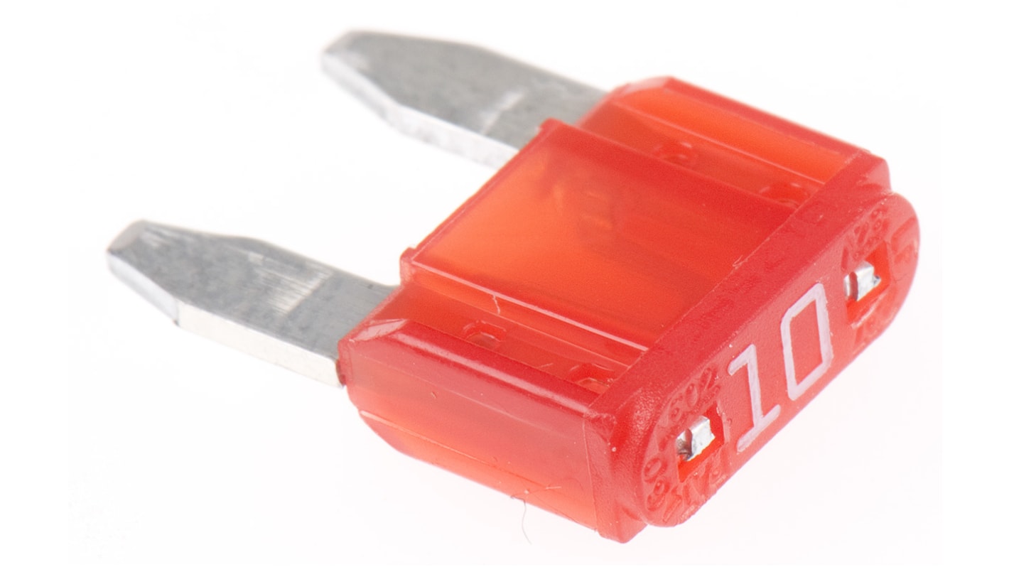 Littelfuse Klinge Kfz Sicherung, Mini, rot, 10A, 32V dc