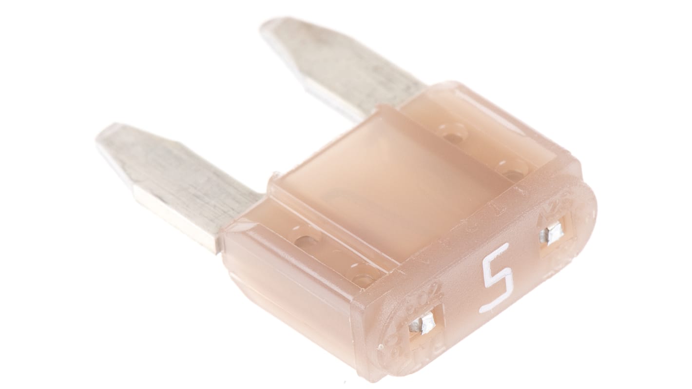 Fusibile per auto a lama Littelfuse, 5A, 32V cc, con lama Mini