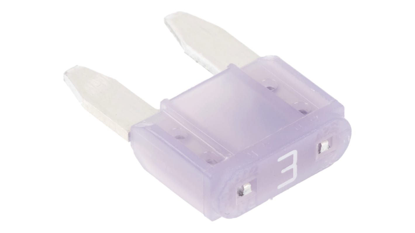 Littelfuse 3A Purple Blade Car Fuse, 32V dc