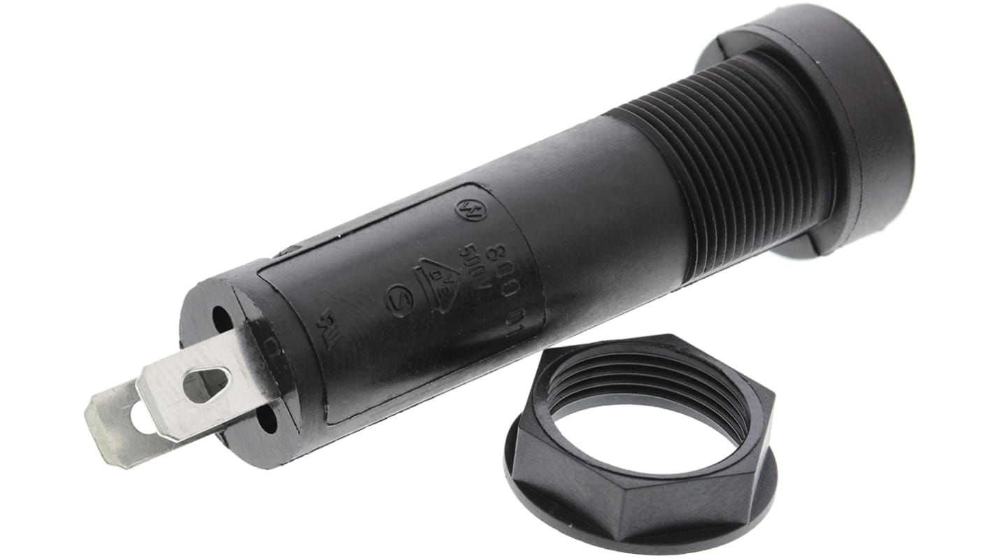 Littelfuse パネル取り付けヒューズホルダ 16A 250V ac パネル取り付け