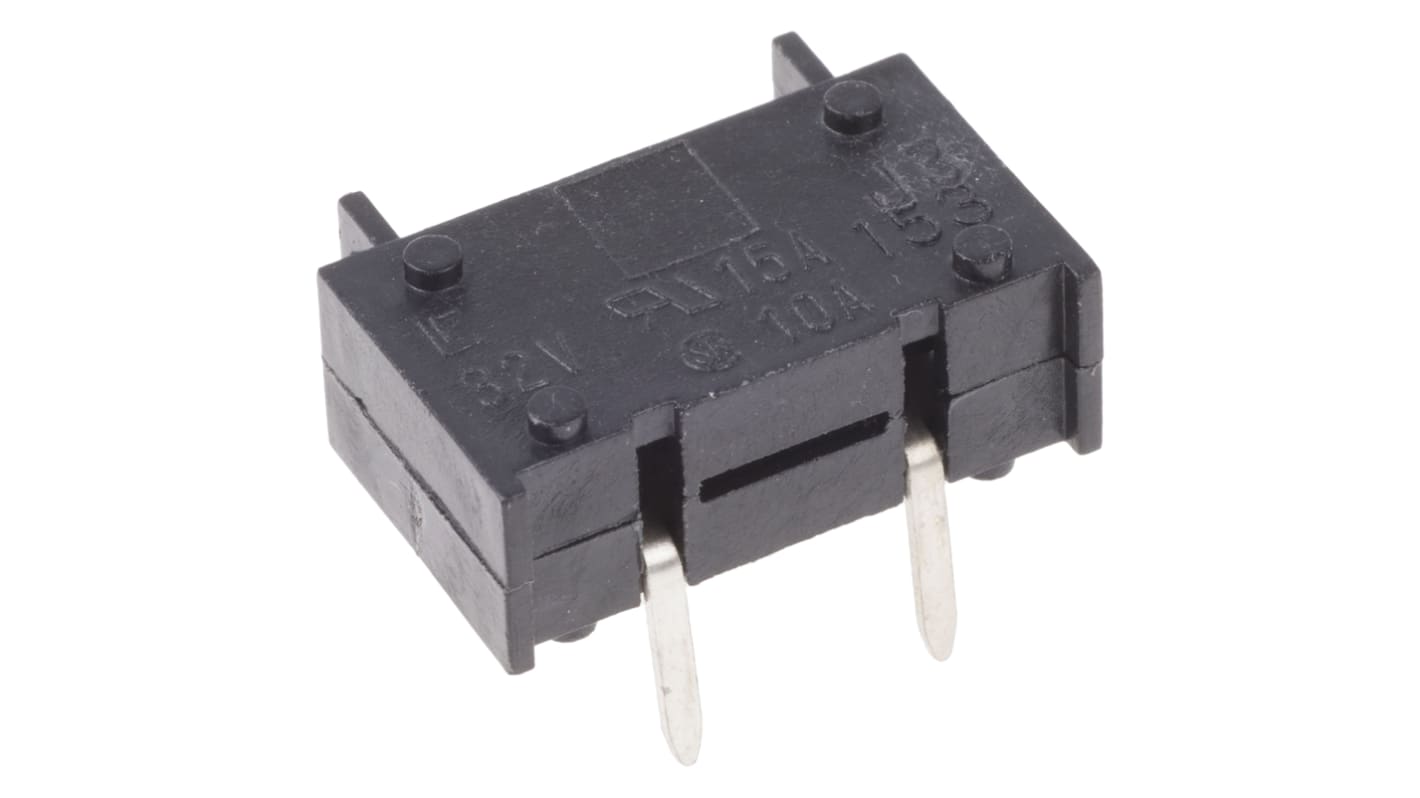 01530007Z | Littelfuse 15A PCB Mount Fuse Holder for Mini