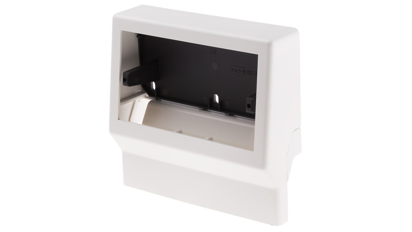 RS PRO PVC Cable Trunking Socket Box, 70 x 20mm