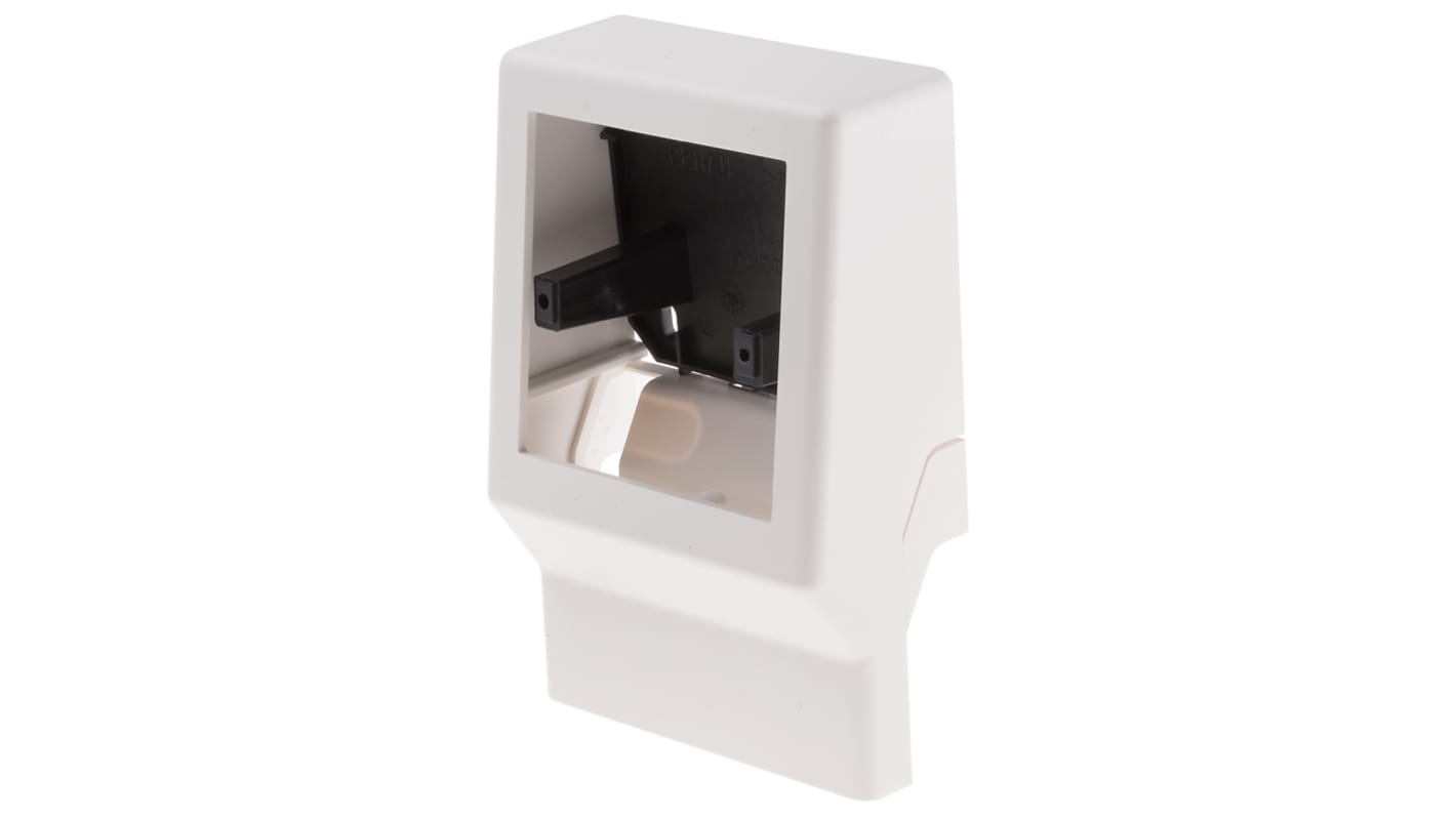 RS PRO PVC Cable Trunking Socket Box, 70 x 20mm