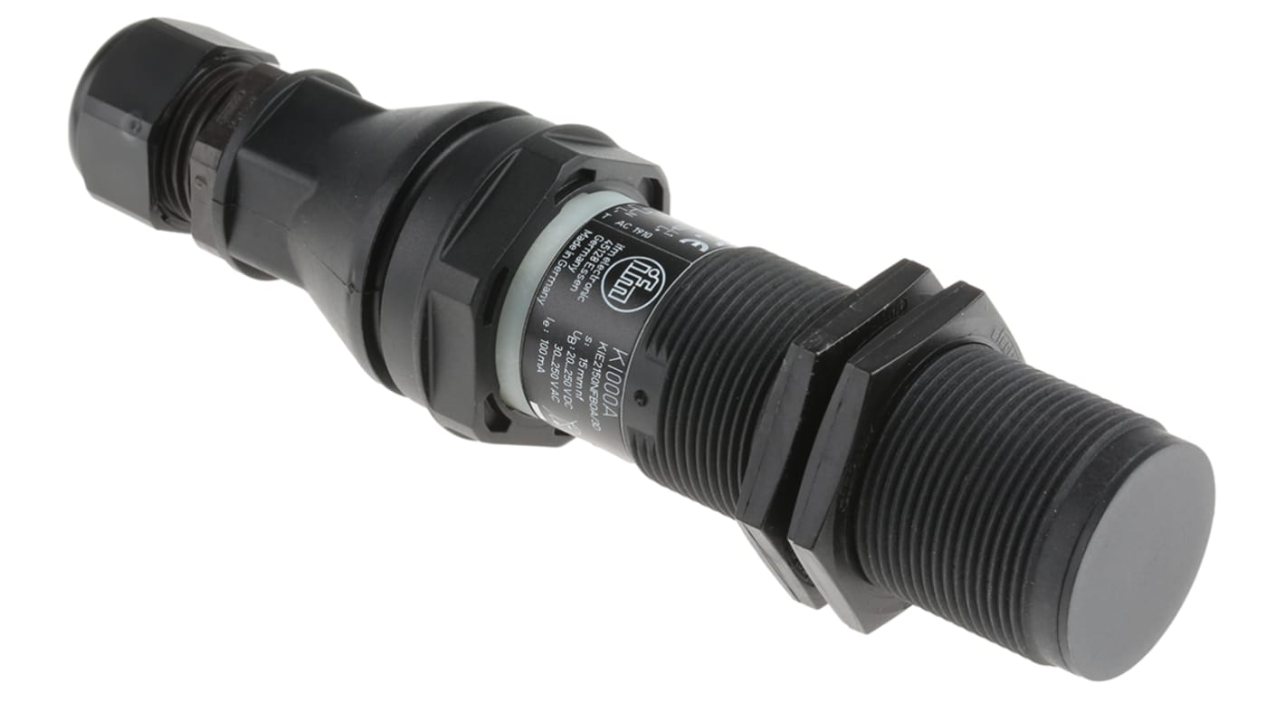 Rs-Online Sensore di prossimità Cilindro filettato ifm electronic M30 rilevamento 15 mm 20 → 250 V c.c. 30 →