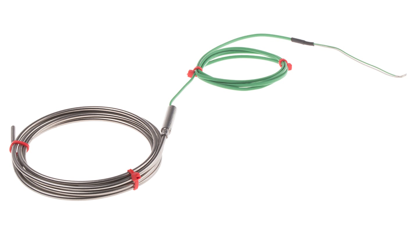 Termocoppia tipo K, Ø sonda 3mm, lungh. sonda 1.5m, +1100°C