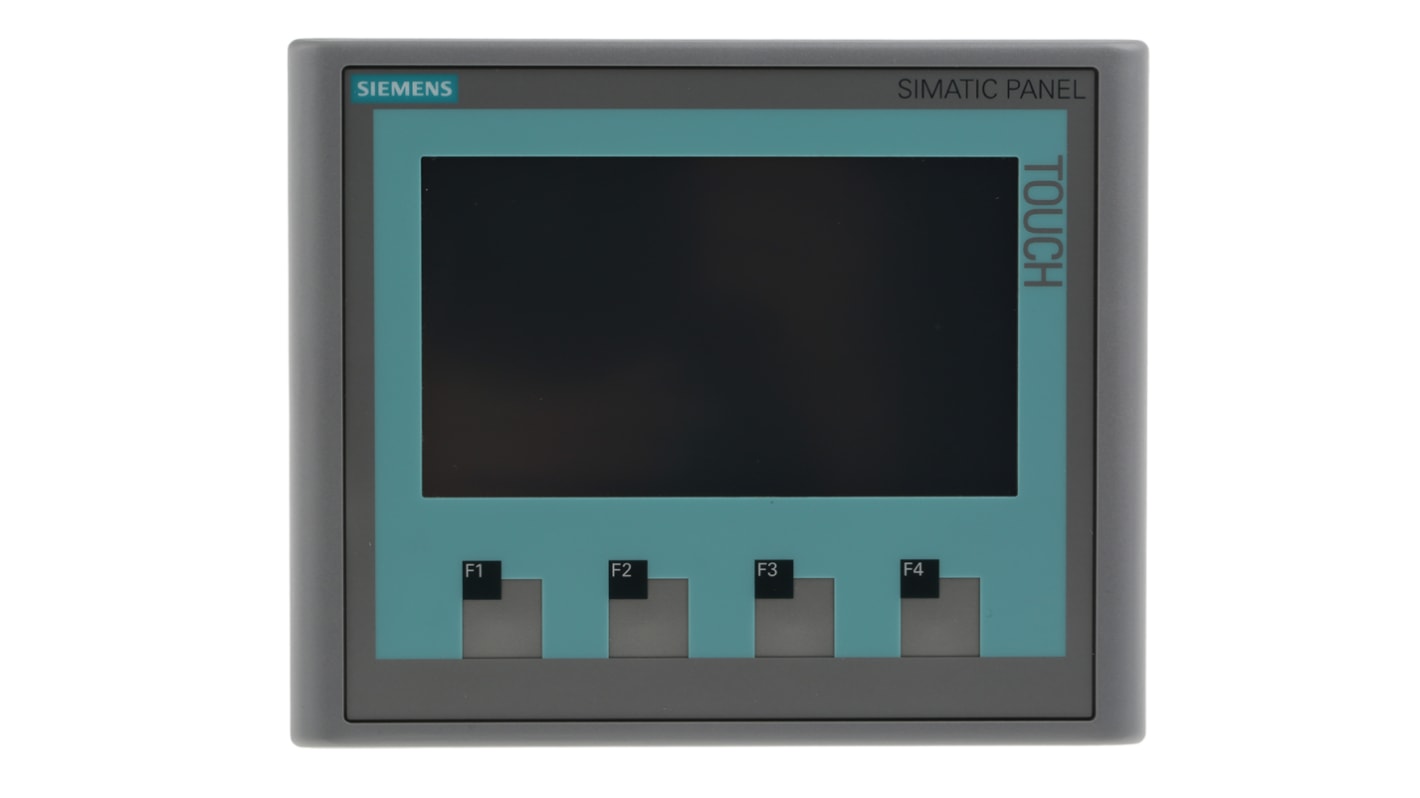 Siemens Backlit TFT HMI Panel, 4.3 in Display, 24 V dc Supply, 116 x 140 x 33 mm