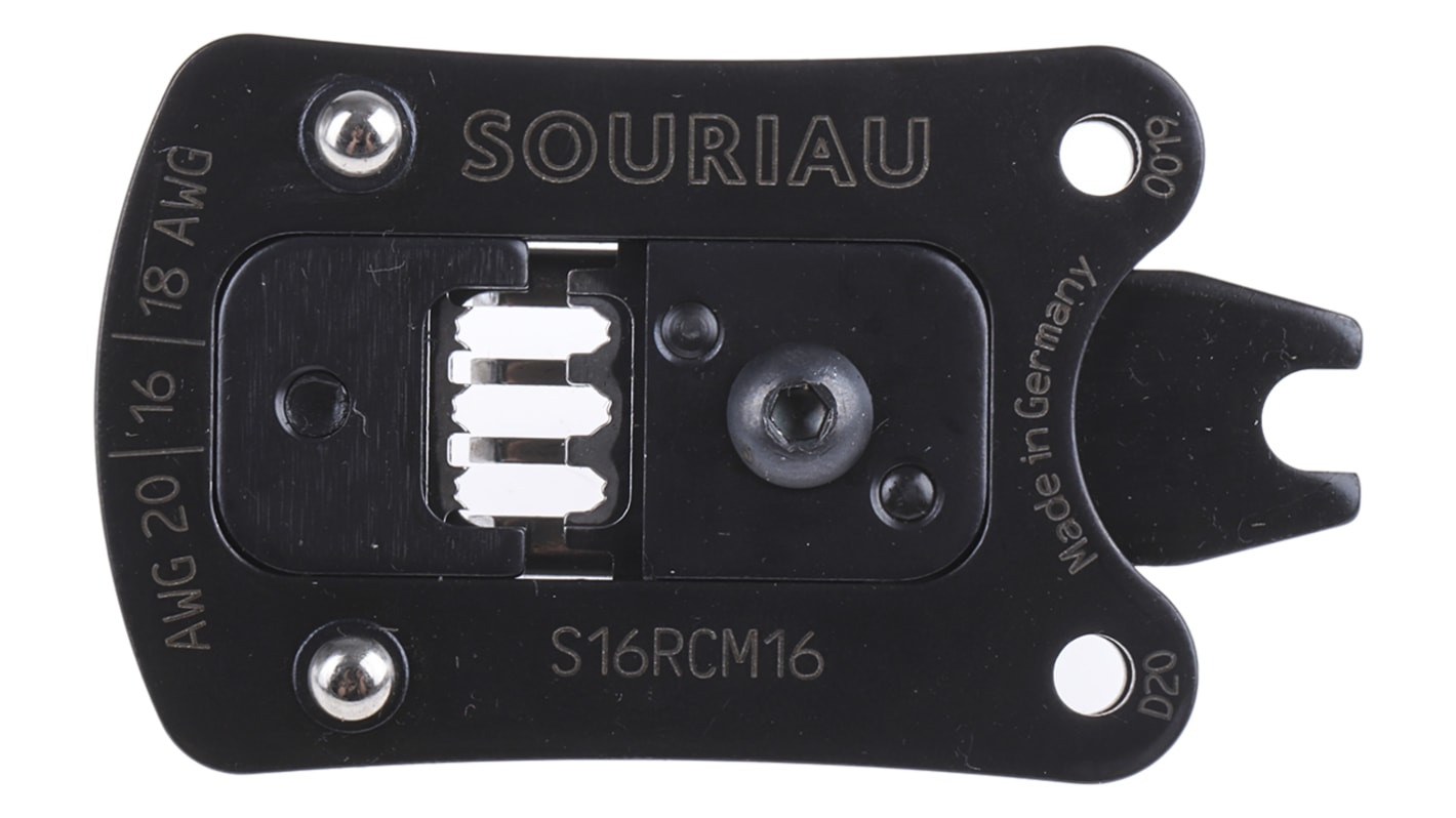 Souriau Sunbank by Eaton クリンピングヘッド, S16RCM16 | RS Souriau Sunbank by Eaton クリンピングヘッド, S16RCM16 | RS