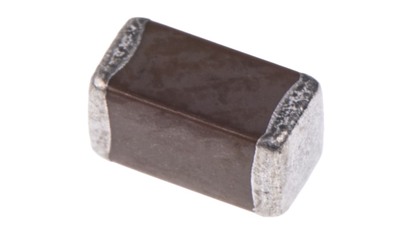 Condensatore ceramico multistrato MLCC, 1206 (3216M), 100μF, ±20%, 10V cc, SMD, X5R