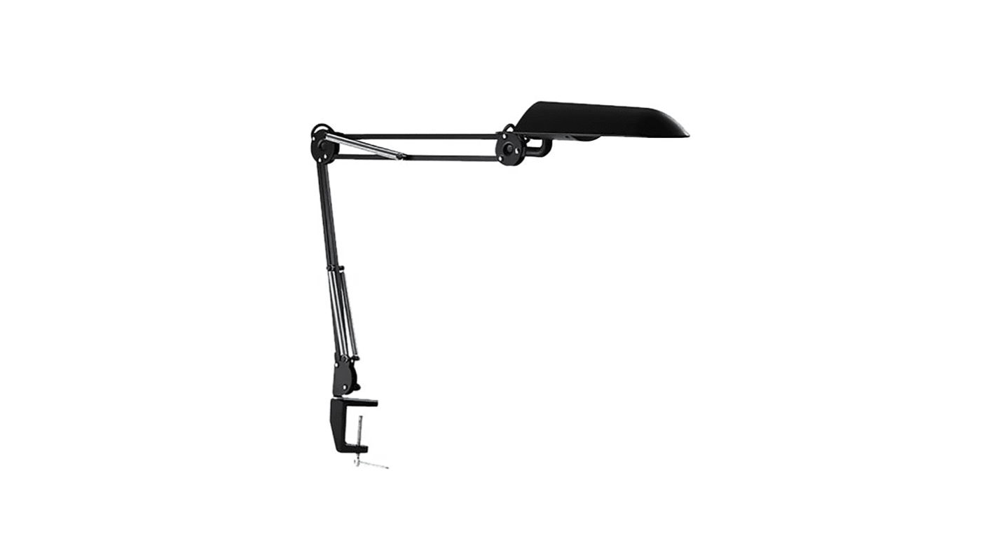 Luxo Fluorescent Desk Lamp with Clamp, 13 W