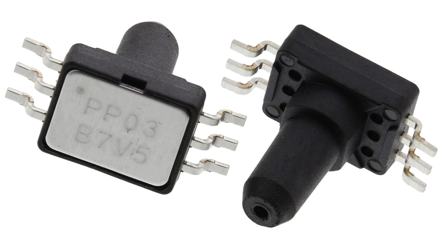 Omron 表压压力传感器, -50kPa→50kPa, 放大输出, 表面安装安装, -10°C→+100°C