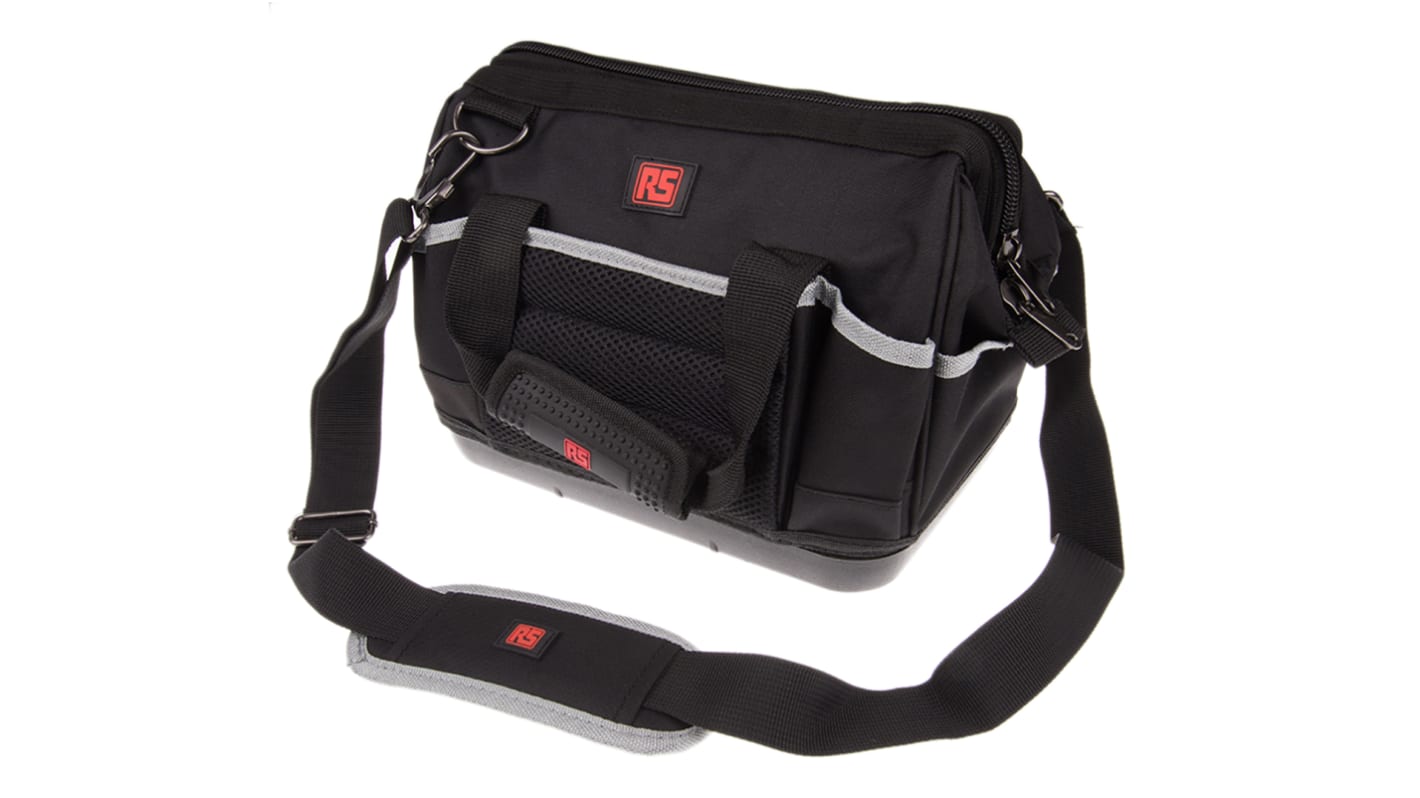 RS PRO Polyester Tool Bag with Shoulder Strap 310mm x 200mm x 210mm