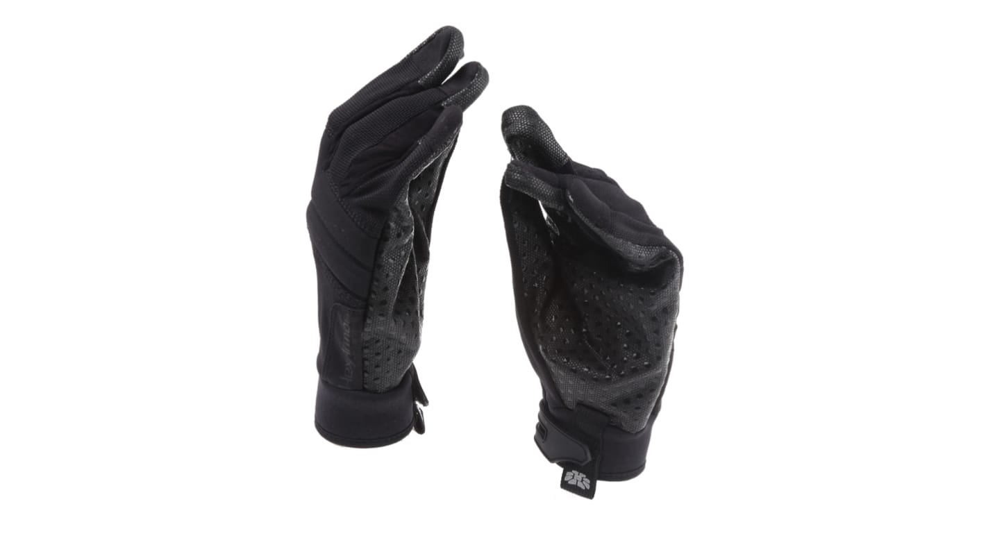 Polyco Healthline HexArmor Black SuperFabric® Puncture Resistant Work Gloves, Size 10