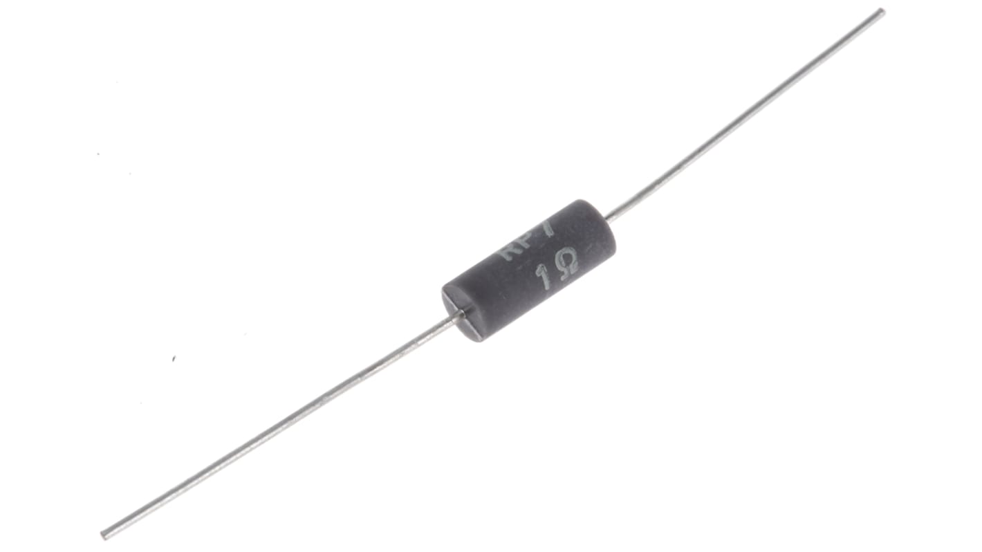 Vishay 绕线电阻, 1Ω, 2W, ±1%容差, ±50ppm/°C, RLP2系列