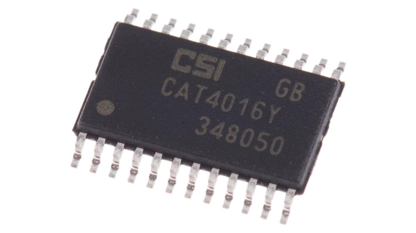 IO ovladačů LED 1.6A PWM 5.5V 24 TSSOP onsemi