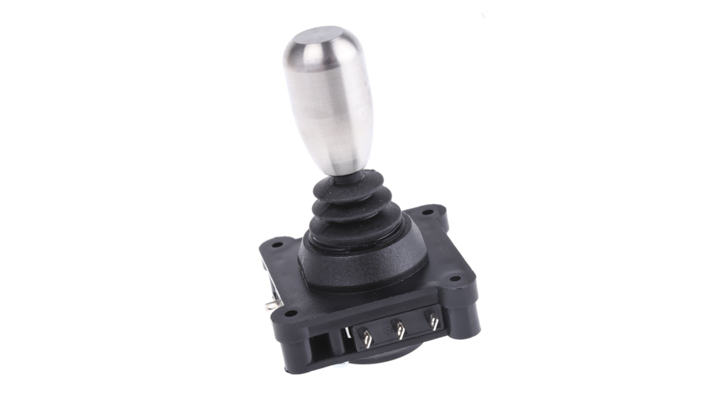 Joystick IP67, 1-tengelyes, 10 A, Forrasztás, 250V, -20 → +50°C