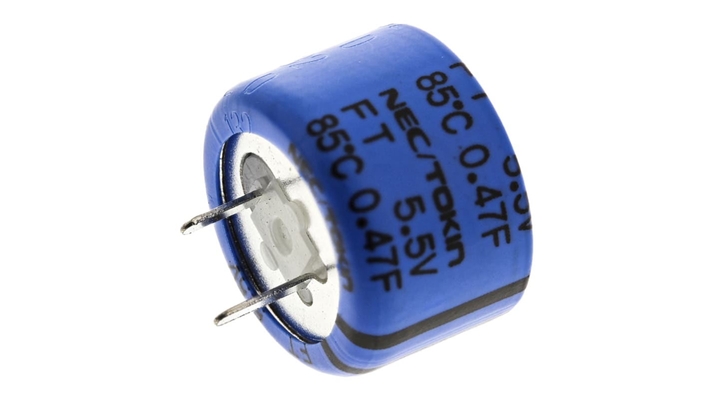 FT0H474ZF | KEMET 電気二重層コンデンサ 5.5V dc 0.47F リード品 | RS FT0H474ZF | KEMET 電気二重層コンデンサ 5.5V dc 0.47F リード品 | RS