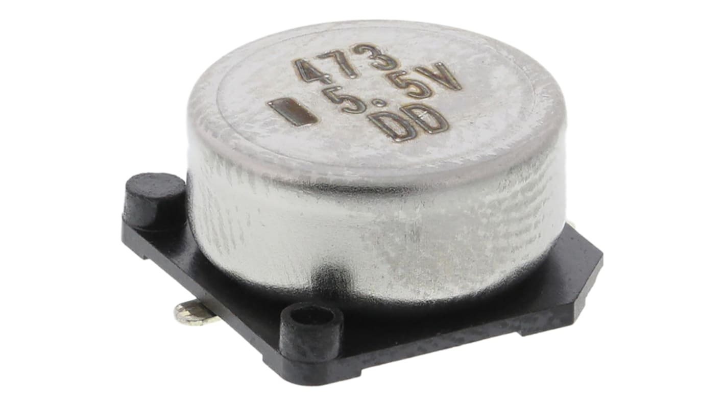 FC0H473ZFTBR24 | KEMET 電気二重層コンデンサ, 5.5V dc 47mF