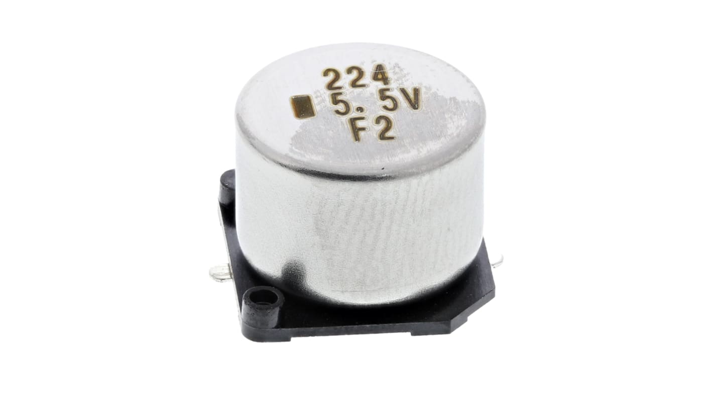 FC0H224ZFTBR24 | KEMET 電気二重層コンデンサ, 5.5V dc 0.22F FC0H224ZFTBR24 | KEMET 電気二重層コンデンサ, 5.5V dc 0.22F