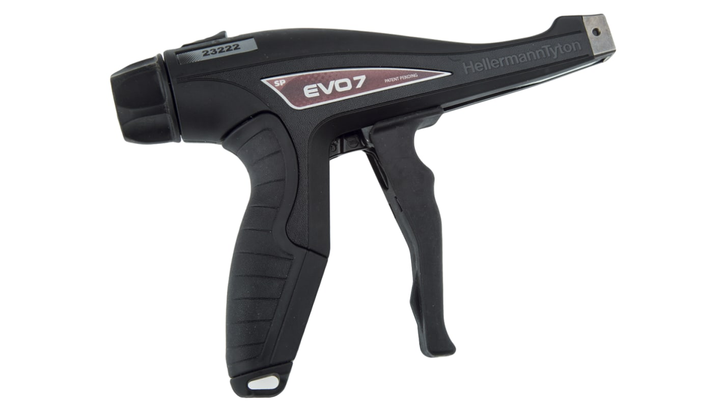 HellermannTyton EVO7SP Cable Tie Gun, 4.8mm Capacity