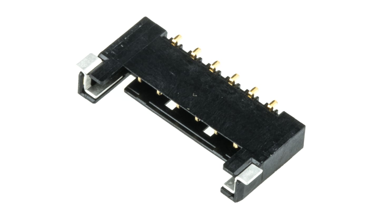 Molex Pico-Lock Series Right Angle Surface Mount PCB Header, 6 Contact(s), 1.5mm Pitch, 1 Row(s), Shrouded