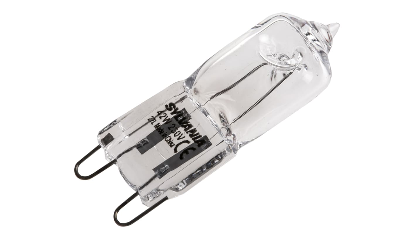 Sylvania 42 W Halogen Capsule Bulb G9, 230 V, 14mm