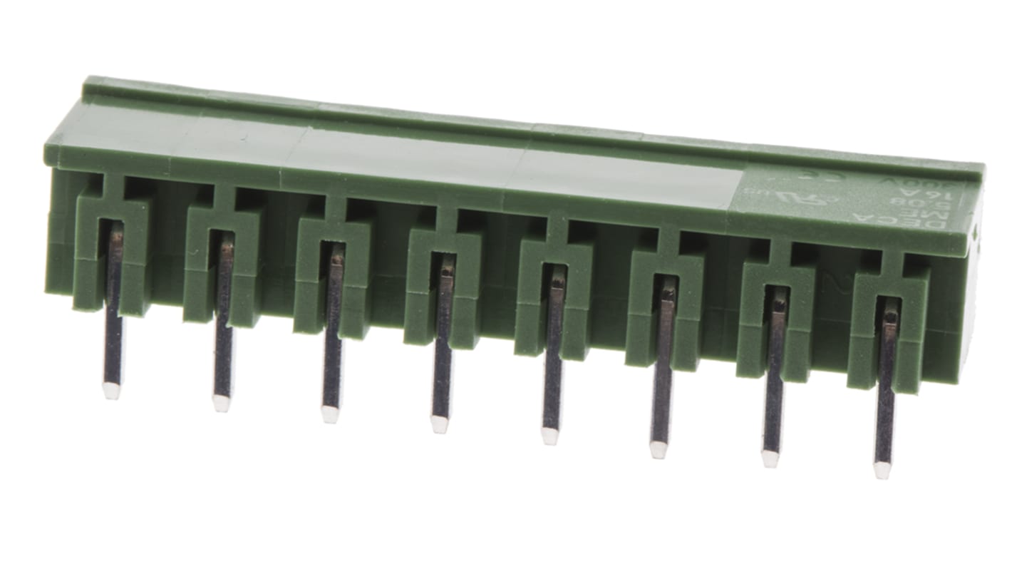 RS PRO PCB Header, 8-Contact, 5.08mm Pitch, Through Hole Mount, 1-Row, Screw Termination