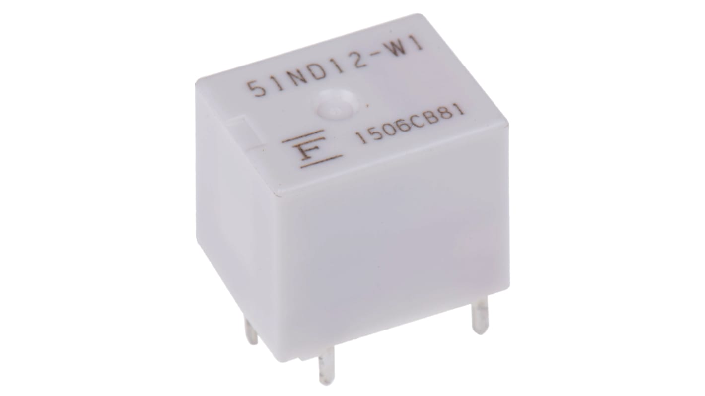 Fujitsu PCB Mount Automotive Relay, 12V dc Coil Voltage, 25A Switching Current, SPDT