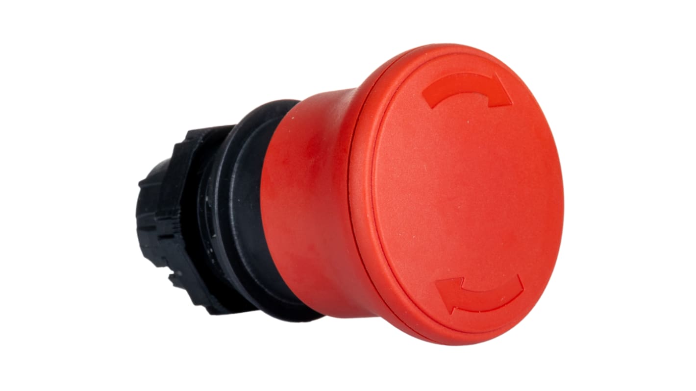 Lovato Platinum Series Turn Release Emergency Stop Push Button, 22mm Cutout, IP66, IP67, IP69K