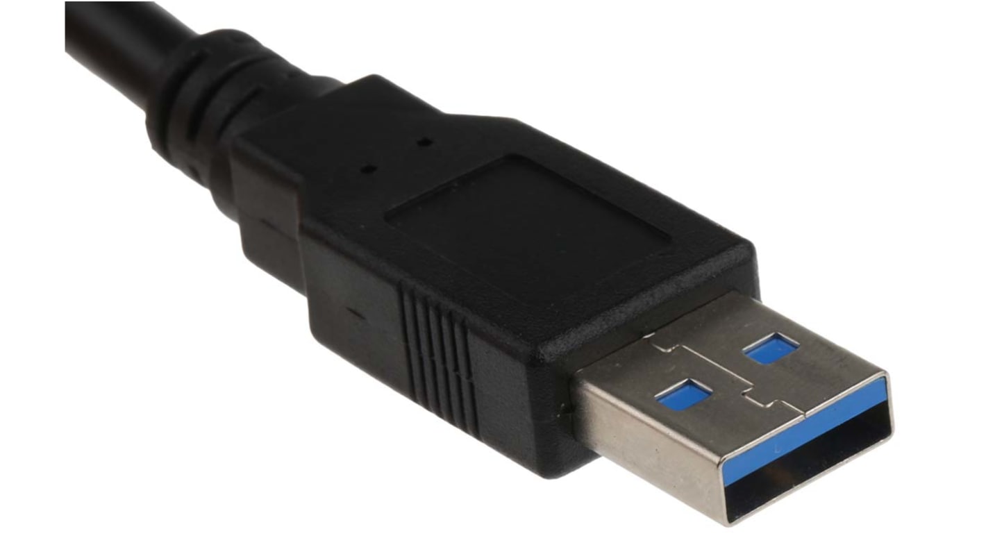 Roline USB-Kabel, USBA / USB B, 3m USB 3.0 Schwarz