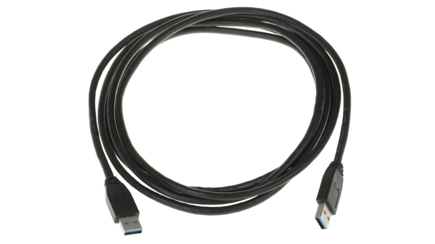 Roline USB 3.0 Cable, Male USB A to Male USB A Cable, 3m