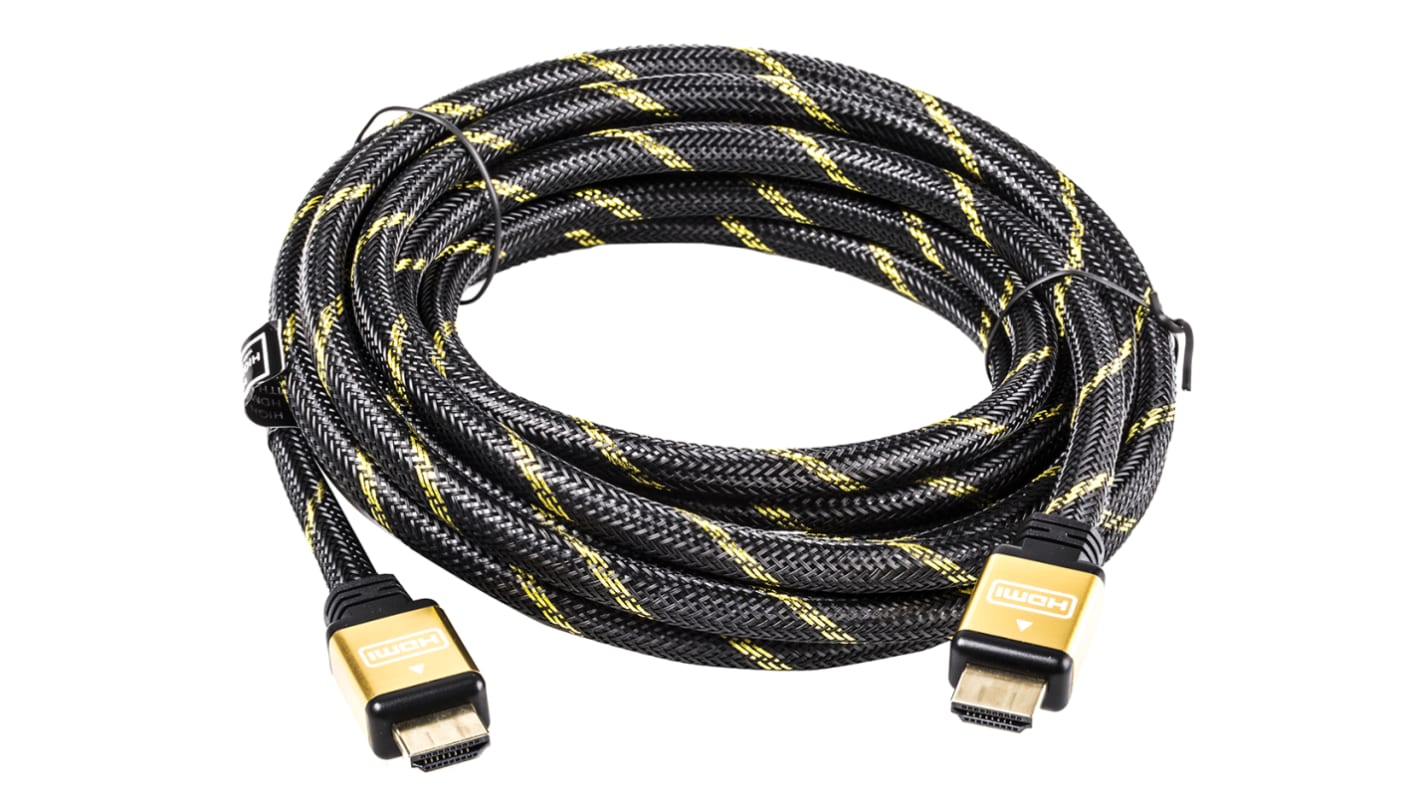 11.04.5505 10 Roline High Speed 5m Male HDMI Ethernet to Male HDMI Ethernet RS