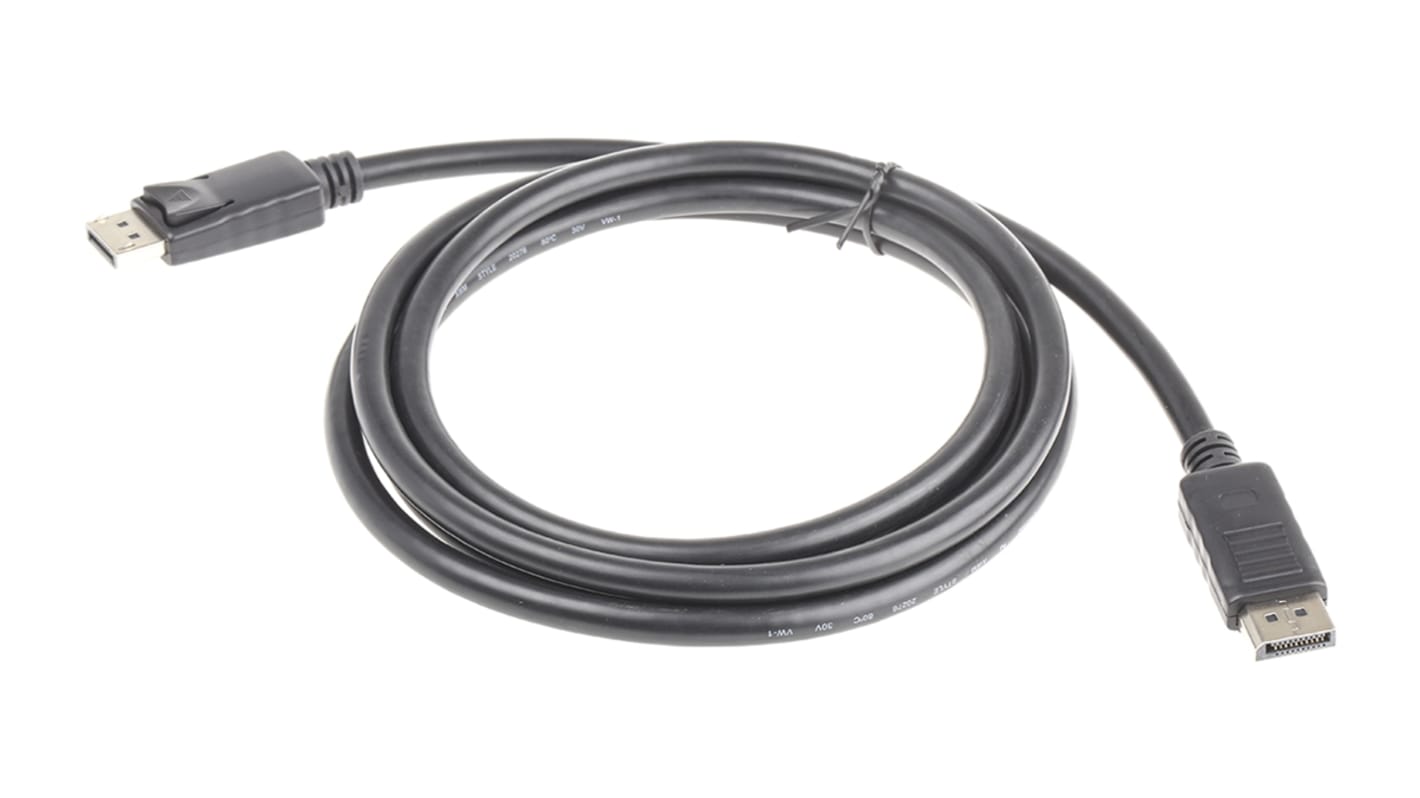 Roline Male DisplayPort to Male DisplayPort, PVC  Cable, 2m