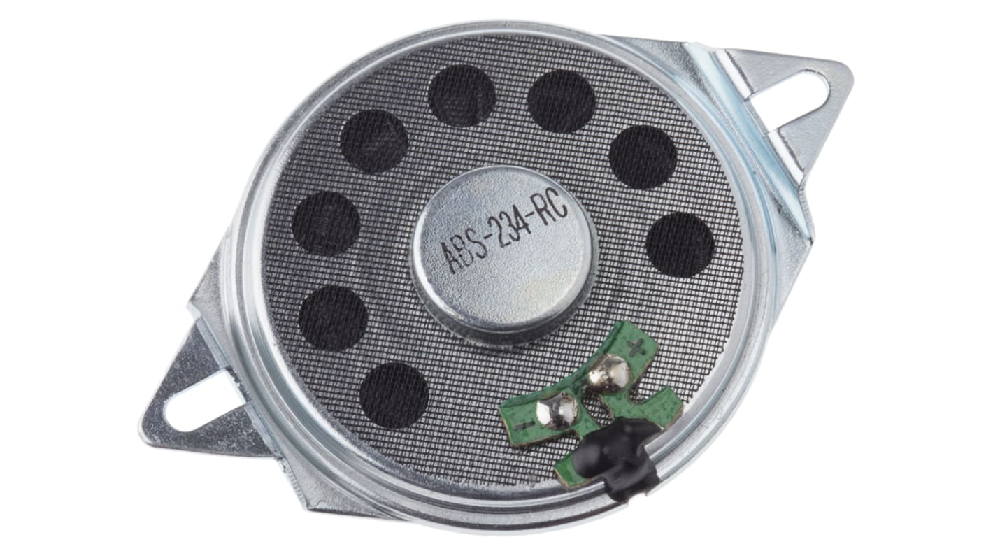 Haut-parleur miniature RS PRO 40 (Dia.) x 6.7mm Ø 40mm 8Ω 0.5W