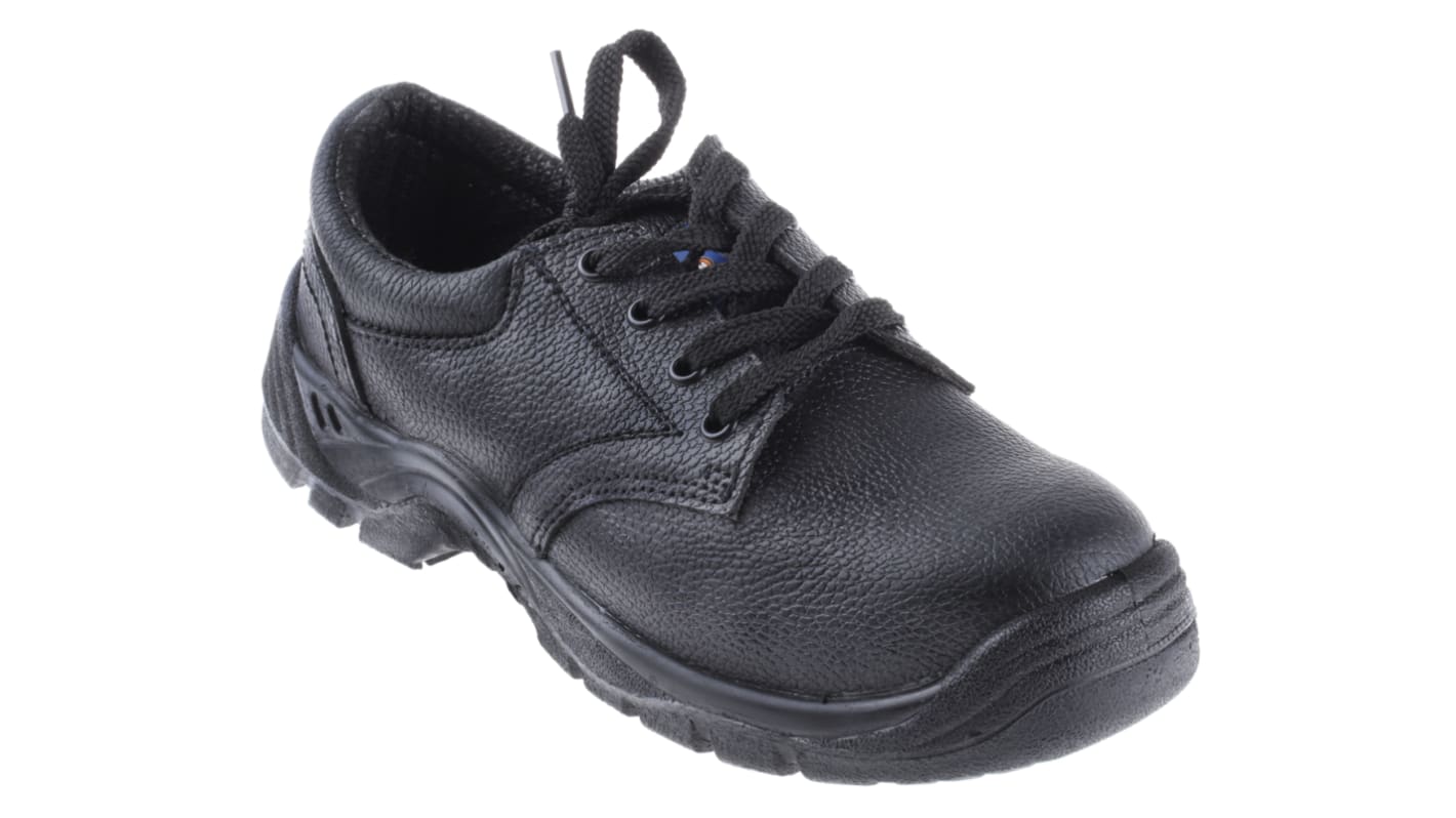 RS PRO Men's Black Steel  Toe Capped Safety Trainers, UK 7, EU 41