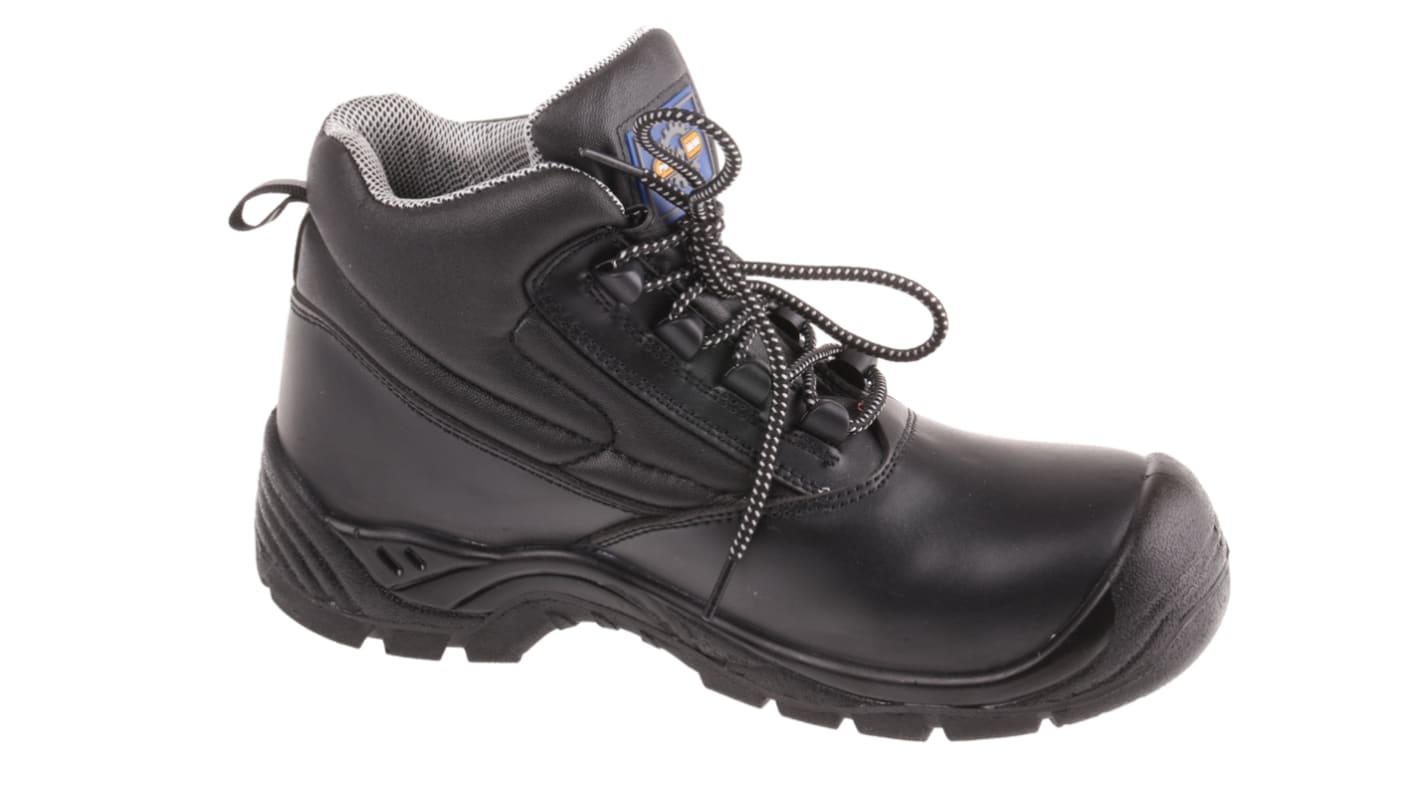 RS PRO Black Composite Toe Capped Men's Safety Boots, UK 7, EU 41