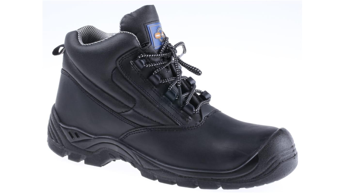 RS PRO Black Composite Toe Capped Men's Safety Boots, UK 10, EU 44