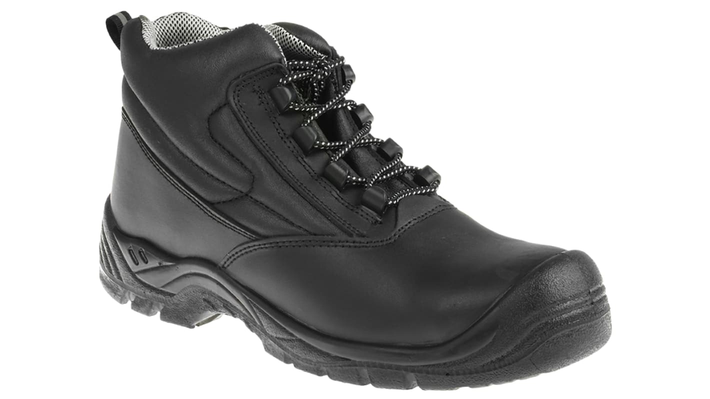 RS PRO Black Composite Toe Capped Men's Safety Boots, UK 9, EU 43